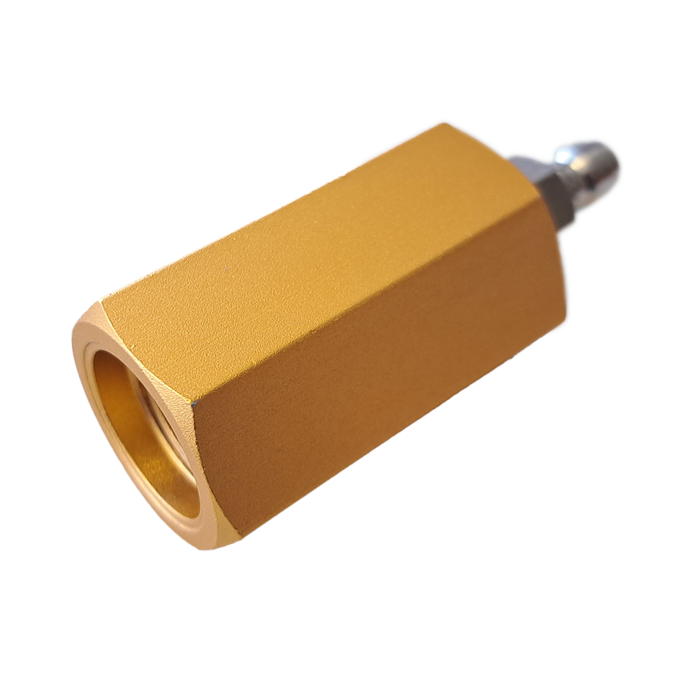CO2-Adapter mit Stecknippel für Hochdruckschlauch