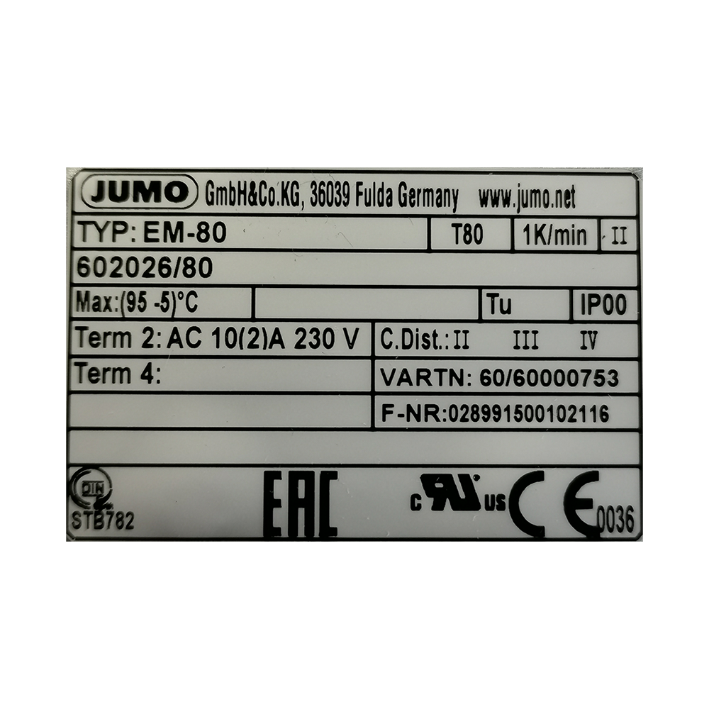 Sicherheitsthermostat 230V EMf-80 (STB)