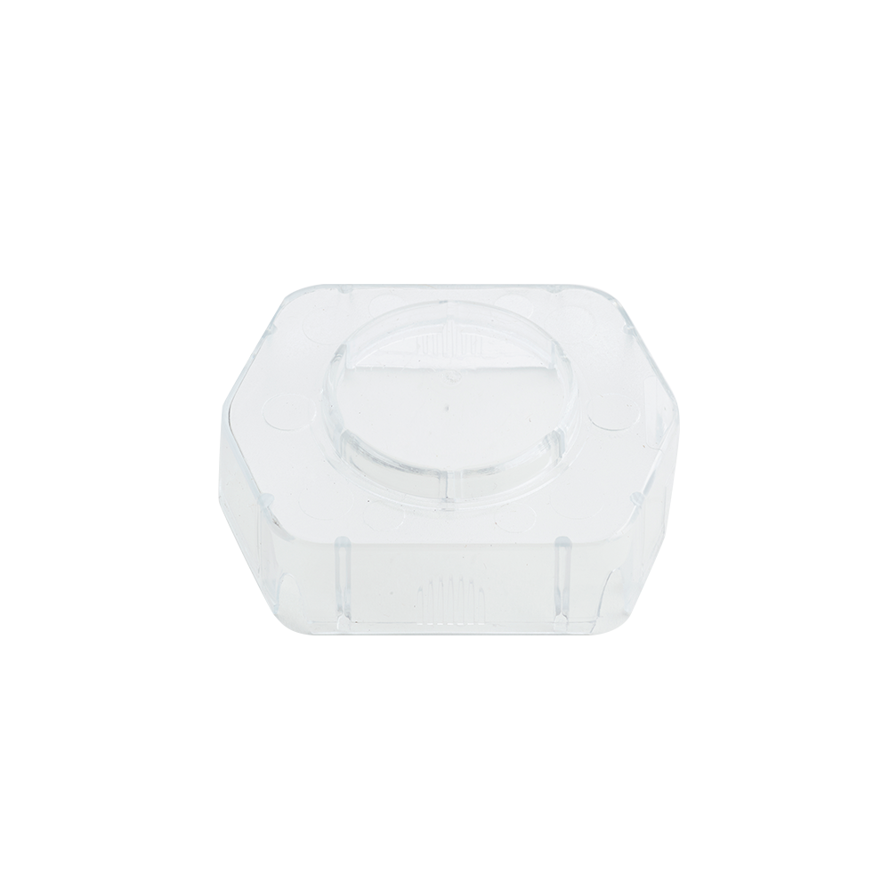 Inhaltsanzeiger Schutzkappe / Kunststoff klarsicht