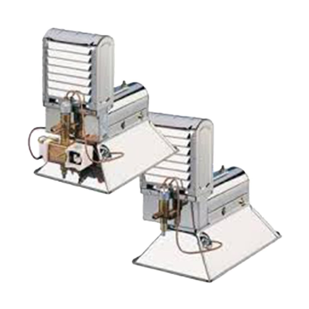 Gas-Heizstrahler / 800 Watt / Kit 2 ZRFA