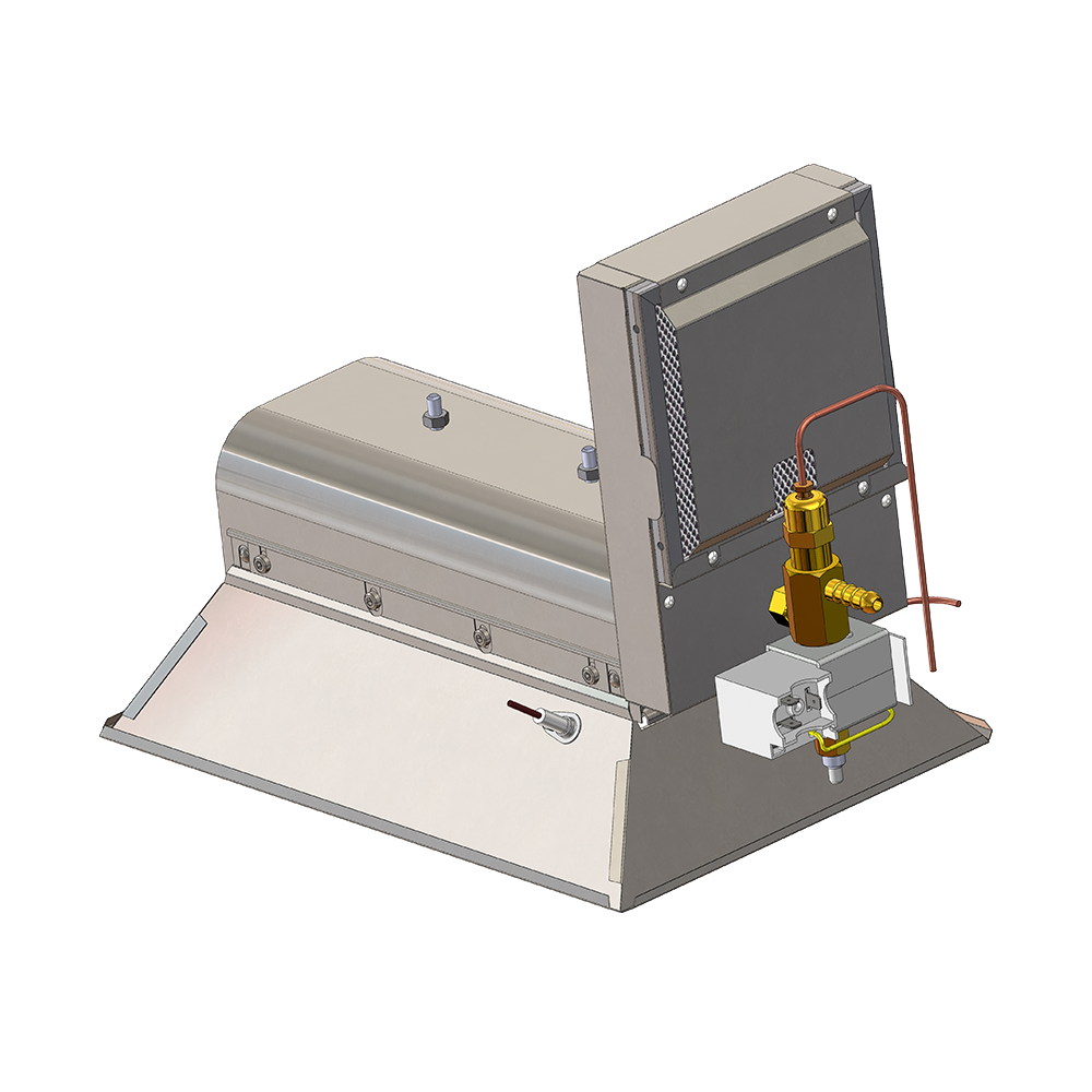 Gas-Heizstrahler / 800 Watt / Kit 2 ZRFA