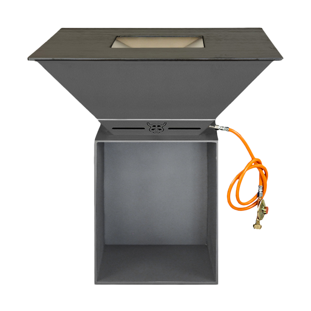 BigQube L - Gas - Silber - Grillfläche: 95 × 95 cm