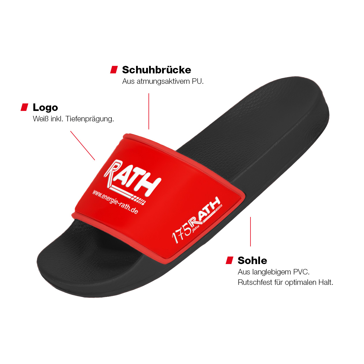 Badelatschen "Rathilette" Jubiläums-Edition