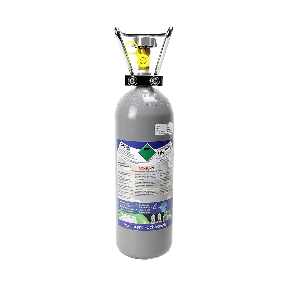 Kohlendioxid - Flasche - Typ 02 - gefüllt