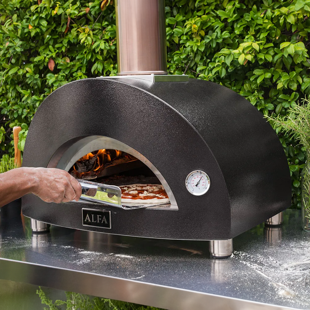 Moderno - 1 Pizze - Ardesia Grey - Holz