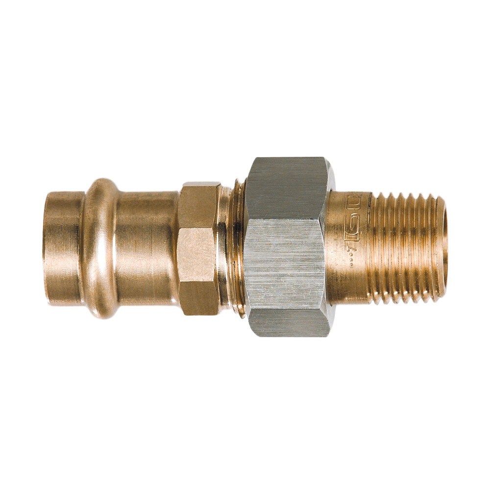 Kupfer Press G Trennverschraubung 15 mm x 1/2 AG