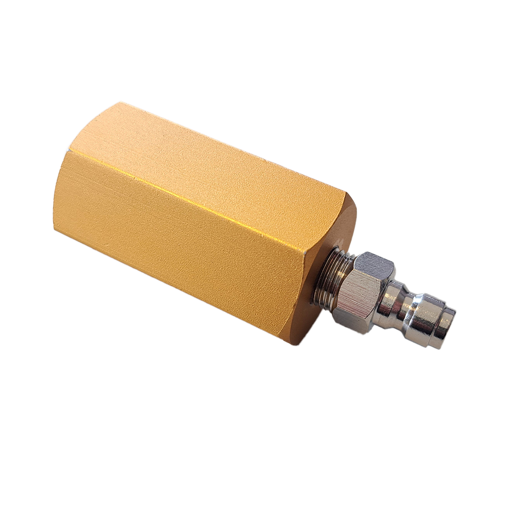 CO2-Adapter mit Stecknippel für Hochdruckschlauch