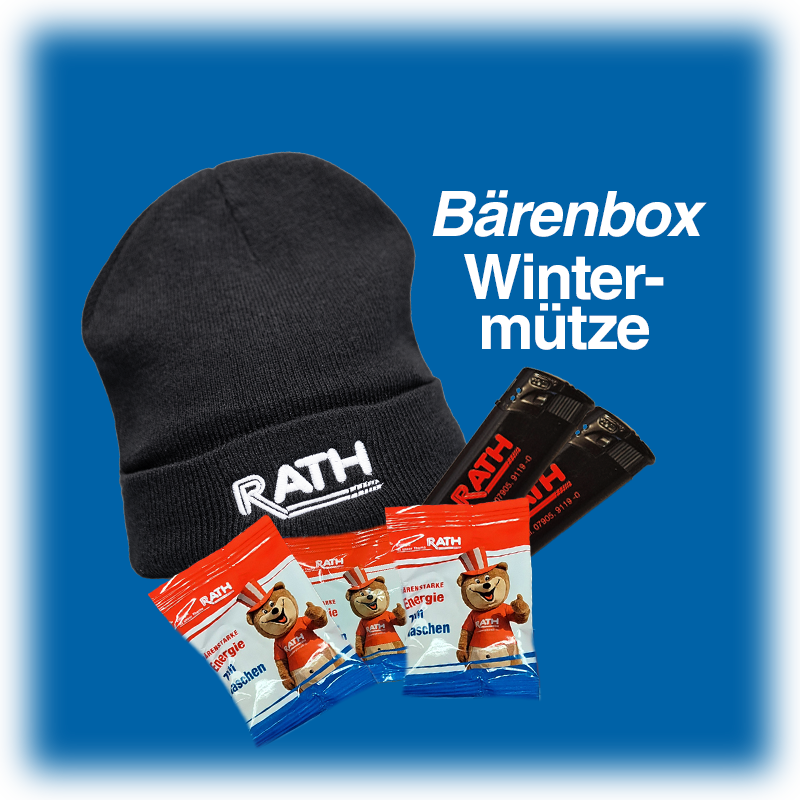 Wintermütze mit Thinsulate-Futter™ von elysee® schwarz / logo weiss Wintermütze mit Thinsulate-Futter™ von elysee® schwarz / logo weiss