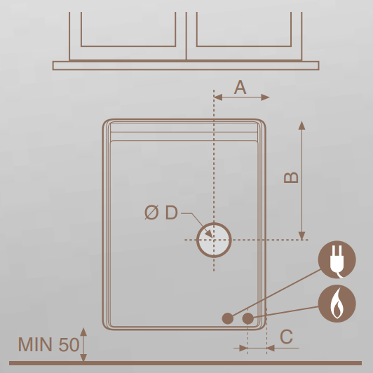 Gaswandheizer STRATOS MB 5.0 - 4,34 kW